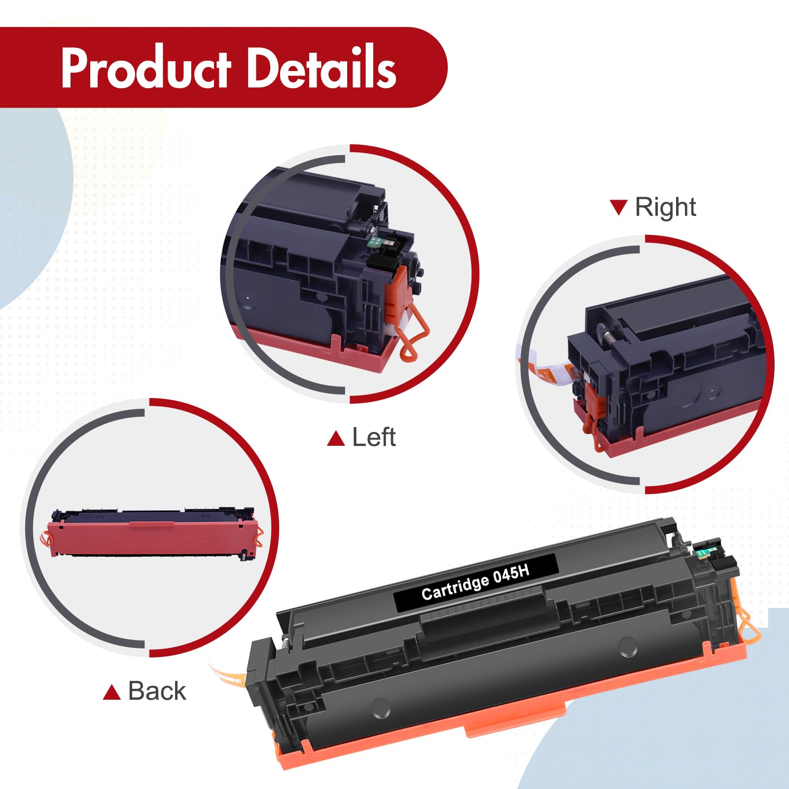 Canon製複合機用トナー Amazon.co.jp: 045H 045 トナー互換トナー。Canon i-SENSYS
